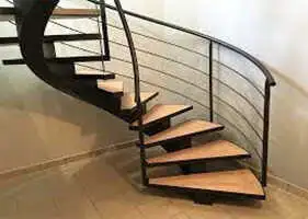 Escalier colimaçon métal