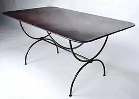 Pied de table fer forgé