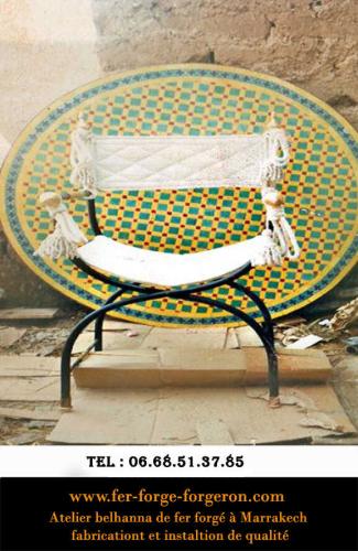 chaise-fer-forge-romantique-