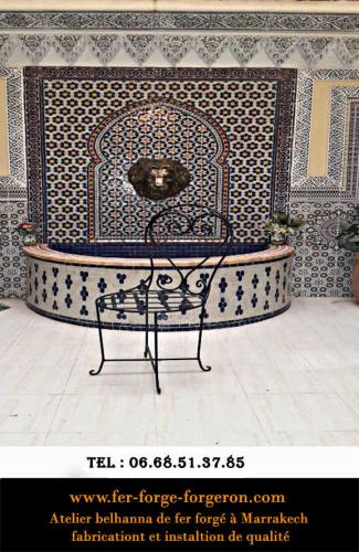 chaise-marocaine-fer-forge-