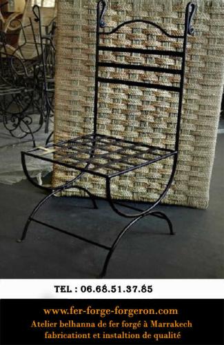 chaise-marocaine-fer-forge-marrakech-